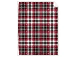 NFL Team Sherpa Plaid Blanket - Tampa Bay Buccaneers