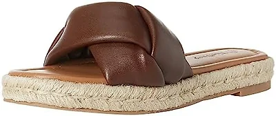 The Drop Women's Matilda Braid Strap Flat Sandal