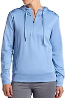 HEAD Women’s Alliance Hoodie, Relaxed Fit, Stretch Midweight Material, Moisture-Wicking, Endless Sky Heather, X-Large