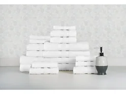 Bibb 18 Piece Egyptian Cotton Towel Set