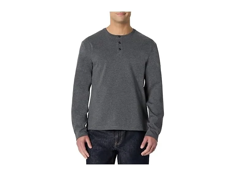 Amazon Essentials Men Long Sleeve Henley Shirt