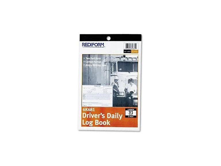 Driver's Daily Log, 5 1/2 X 7 7/8, Set of 3