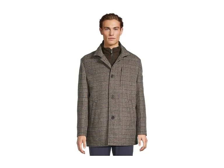 Johnston & Murphy Mens Upton Car Coat,