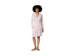 Amazon Essentials Women's Long Sleeve Robe, Modal-Blend Bathrobe, Pink, Medium