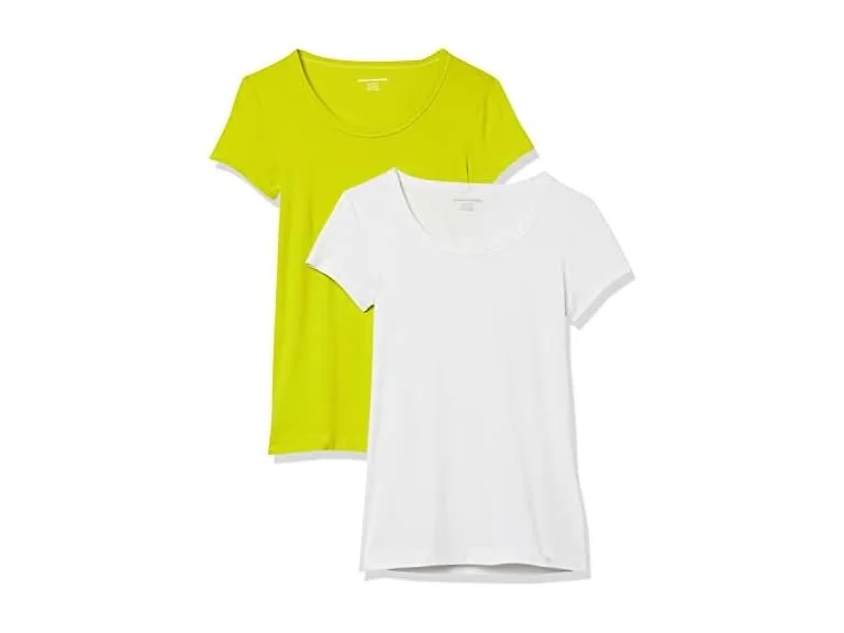 Amazon Essentials Women 2-pack Slim-fit Tees