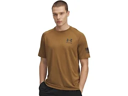 Small UA Men's Freedom Tech T-Shirt Coyote/ Black