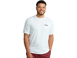 HUK Men's Short Sleeve Performance Tee, Fishing T-Shirt for Men, Marlin Rider - White, Small