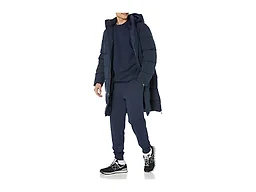 Amazon Essentials Men's Hooded Long Puffer Coat, Navy, XX-Large Big