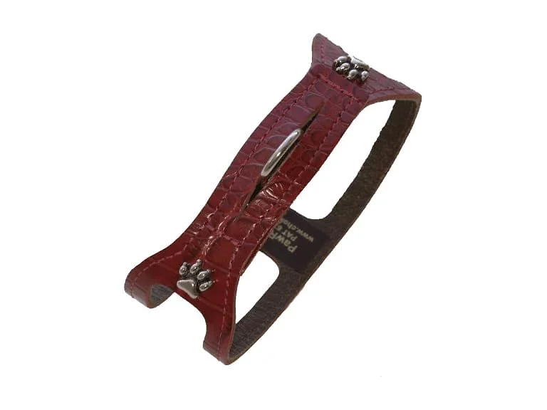 Pet Shoulder Collar, 15", Croco Red