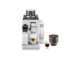 De'Longhi Rivelia Automatic Espresso Machine with Grinder & Milk Frother, Arctic White