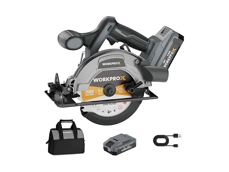 WORKPROX 20V 6-1/2" Circular Saw