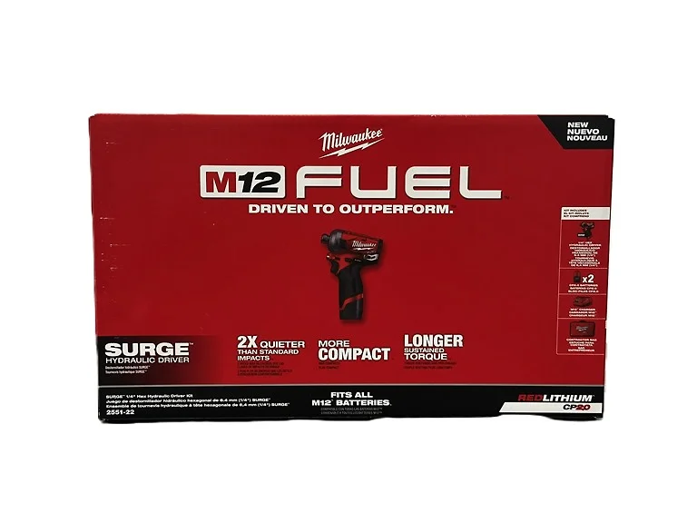 Milwaukee 2551-22 M12 FUEL SURGE 1/4in Driver Kit