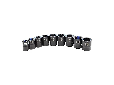 MichaelPro 9Pc Oxide Cushion Grip Sockets
