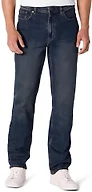 Amazon Essentials Men's Low Stretch Slim Straight Denim Jeans, Vintage Inspired, Tinted Dark Wash, 28W x 28L