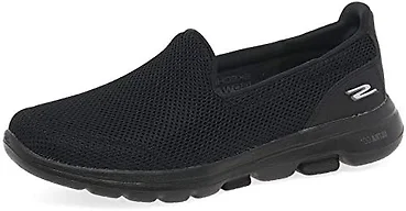 Skechers Women's Go Walk 5 Sneaker, Black, 13