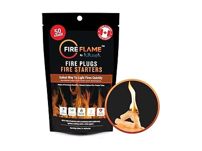 Fireflame Fire Plugs Fire Starters 50Pk