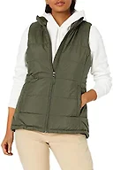 Amazon Essentials Women's Mid-Weight Puffer Vest, Olive, X-Small