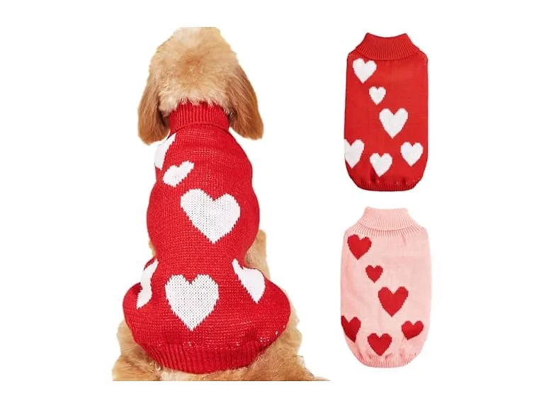 ALI2 Valentine's Day Dog Sweater Dog Cat Swe