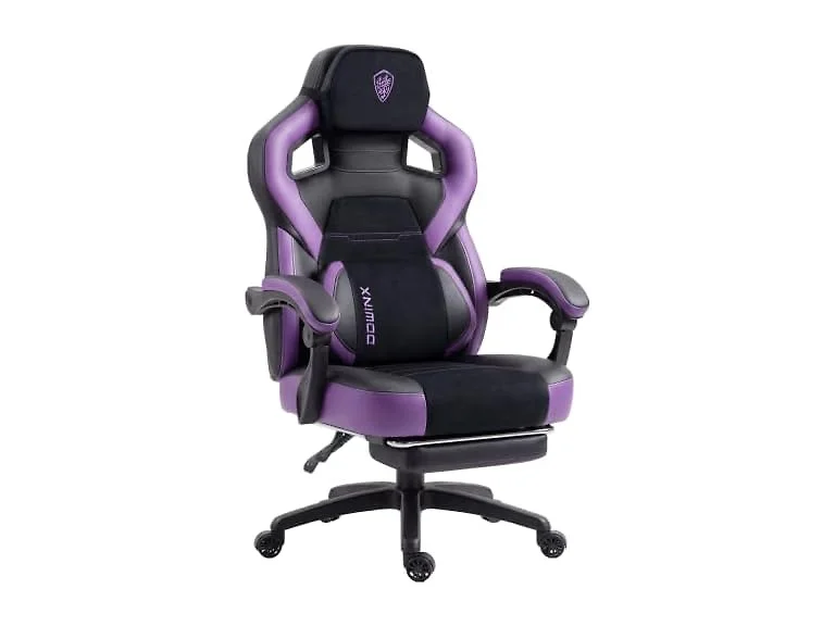 Dowinx Big and Tall Gaming Chair, Dark Purple