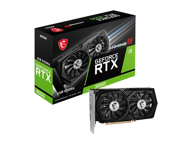 MSI GeForce RTX 3050 GAMING X 6G