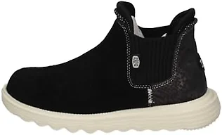 Hey Dude Womens Shoes, Branson Suede Novelty, Black/Snake, 40