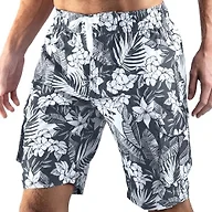 Kanu Surf Men's Havana Swim Trunks (Regular & Extended Sizes), Jake Charcoal, 3X