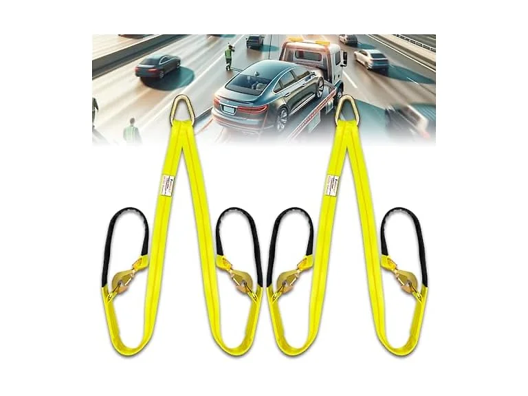 2PC V-Bridle Tow Strap 2" x 6'