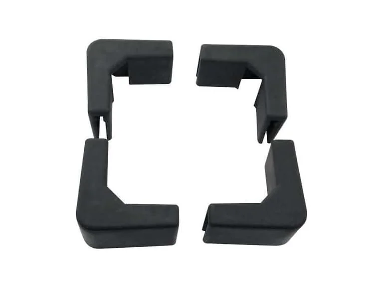 Tough Guy Corner Bumpers, Rubber, Black,