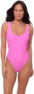 Sports Illustrated Women's Classic Tank One Piece, Pop Pink, XX-Large