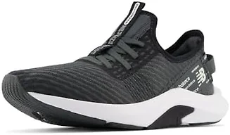 New Balance Women's Dynasoft Nergize Sport V2 Sneaker, Black/White/Team Cream, 5.5 Wide