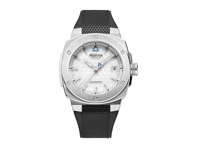 Alpina  Solarmeter, 37.5mm Silver- White Dial (Open Box)