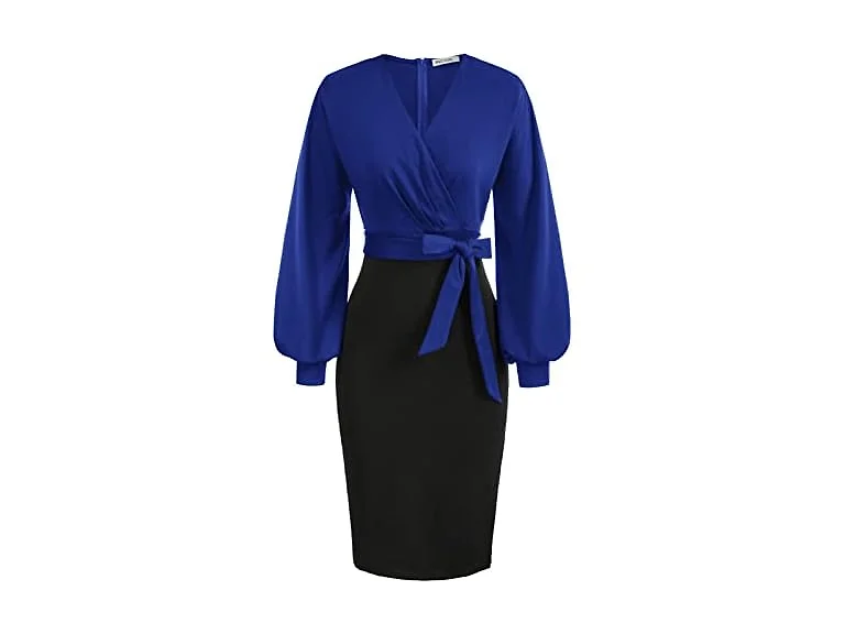 Grace Karin Women (L) Pencil Midi Long Daily Dress