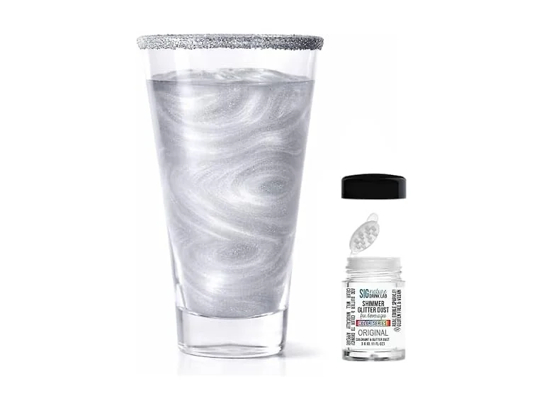 Edible Silver Glitter Drink Dust 3 Gram Shaker