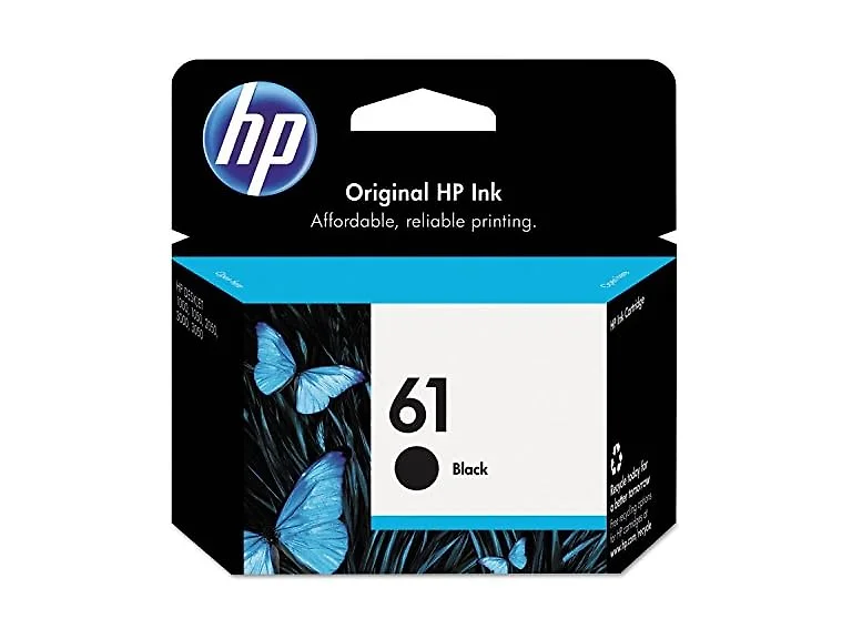HP 61 Black Ink Cartridge for HP Printers