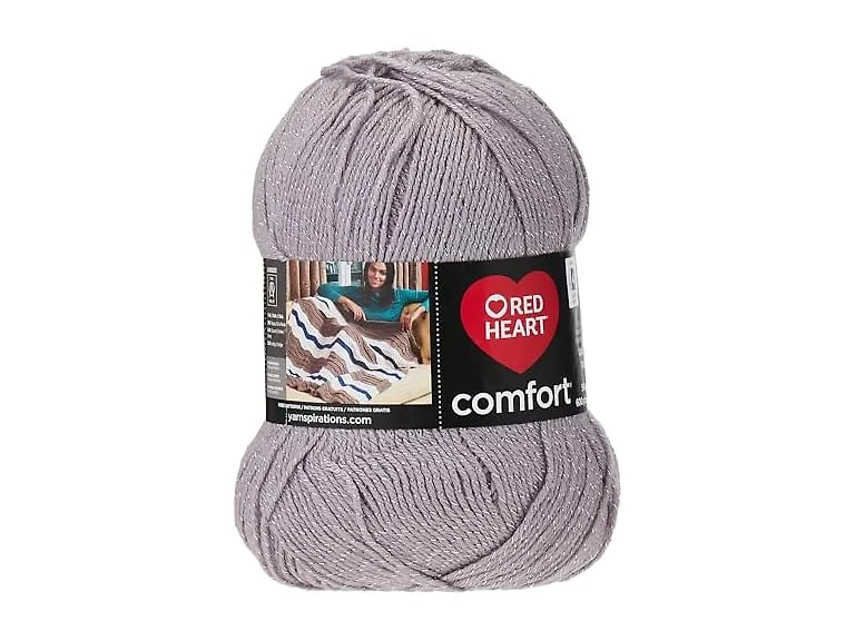 RED HEART E707D.5002 Comfort Shimmers Yarn,