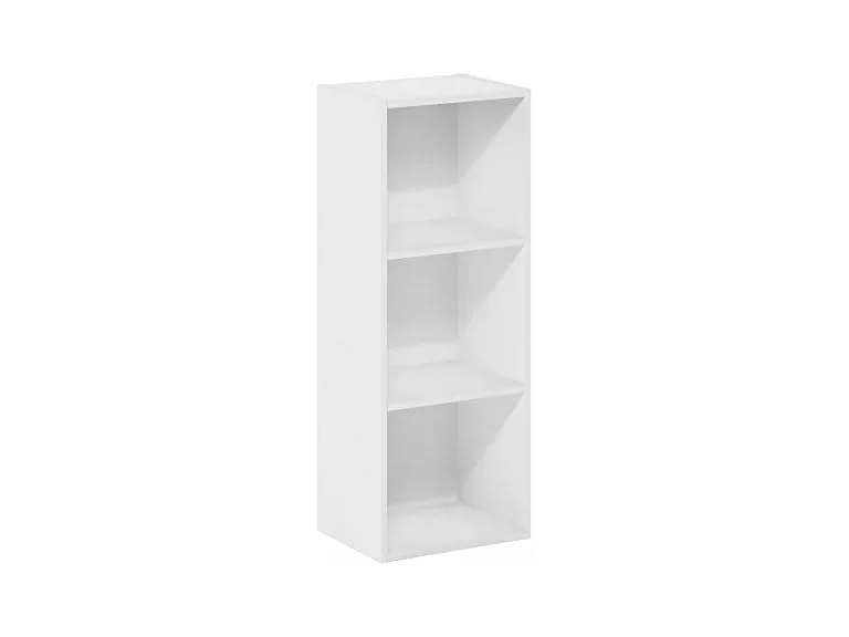 Furinno Pasir 3-Tier Bookcase White