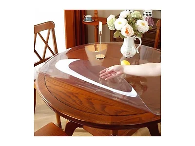 OstepDecor Round Clear Table Protector 60