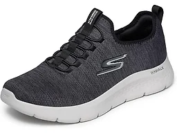 Skechers Men's Go Walk Flex Ultra, Black/White, 16