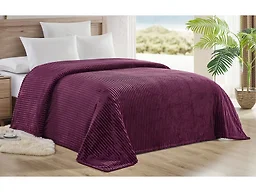 Noble House NH-Striata Lined Blanket KN- Plum King - 