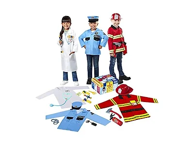 Rubies Everyday Heroes Dress Up Trunk Set Toy for Kids