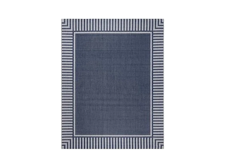 Gertmenian Flatweave Rug 9x13 Klano Navy