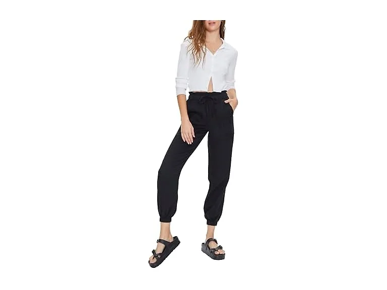 Forever 21 Women (S) Drawstring Paperbag Joggers