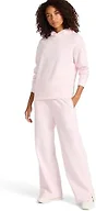 Reebok Women’s Swift Hoodie Set, Standard Fit, Midweight Cotton-Poly Fabric, Frosted Berry, XX-Large