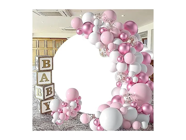 Yeele Solid White Round Backdrop Cover