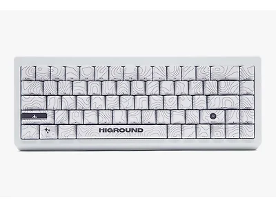 Higround Summit 2.0 65 Wired Keyboard - Snowstone