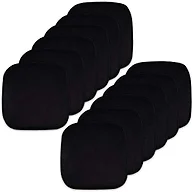 Sweet Home Collection SHC-CPMF-12PK-BLACK 12-Pack Ho