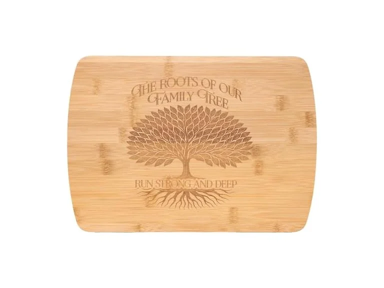 Spoontiques Family Tree Cutting Board for Kitchen 