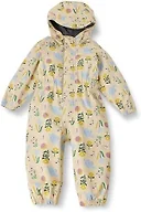 Amazon Essentials Unisex Kids' Waterproof Rain Suit, Pastel Yellow Nature, Small