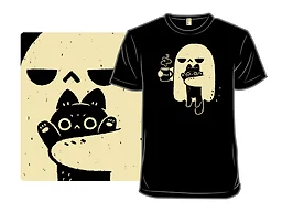 Cute Ghost Holding Cat