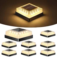 Brightever B0FXM13CKV 8-Pack 4x4 Solar Post Cap Ligh